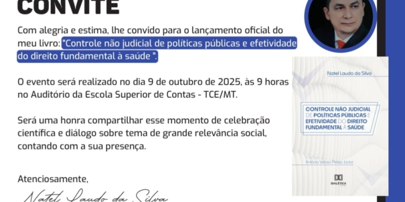 Lançamento do livro de Natel Laudo da Silva